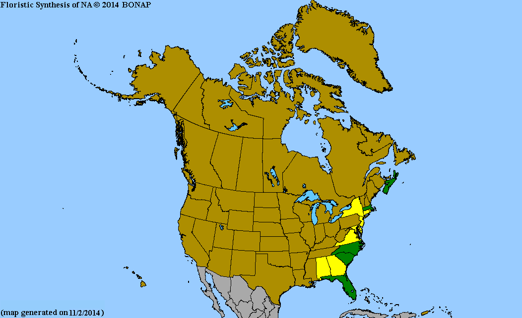 2013 BONAP North American Plant Atlas. TaxonMaps